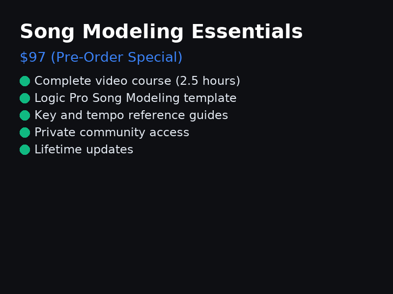 Song Modeling